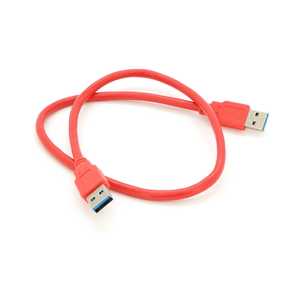 Дата кабель USB 3.0 AM/AM 0.6m red Voltronic (YT-3.0AM+AM-0.6R) Дата кабель USB 3.0 AM/AM 0.6m red Voltronic (YT-3.0AM+AM-0.6R)