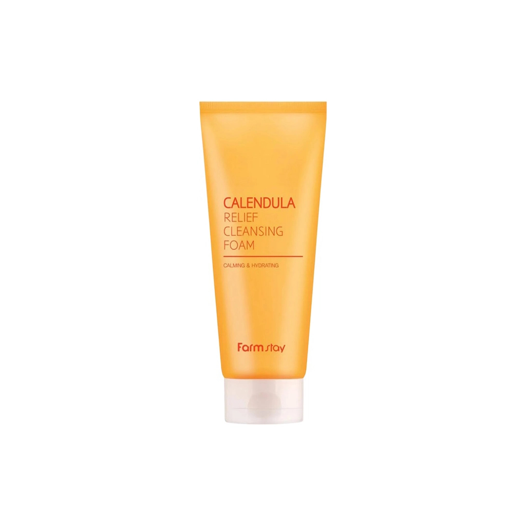 Пінка для вмивання FarmStay Calendula Relief Cleansing Foam 180 мл (8809783327920)
