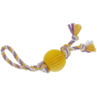 Toy for dogs MISOKO&CO Ball with rope colored 30 cm (BEITR00117-MRG)