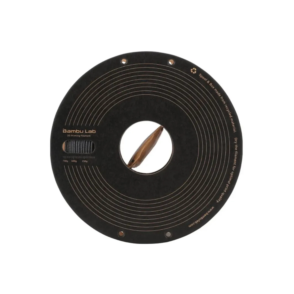 Пластик для 3D-принтера Bambu Lab PPS-CF 1.75mm, 750g, Black SPL RFID (T02-K0-1.75-750-SPL) Пластик для 3D-принтера Bambu Lab PPS-CF 1.75mm, 750g, Black SPL RFID (T02-K0-1.75-750-SPL)