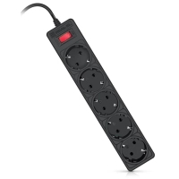 Мережевий фільтр живлення REAL-EL RS-Protect 505, 5m, black (EL122300046)