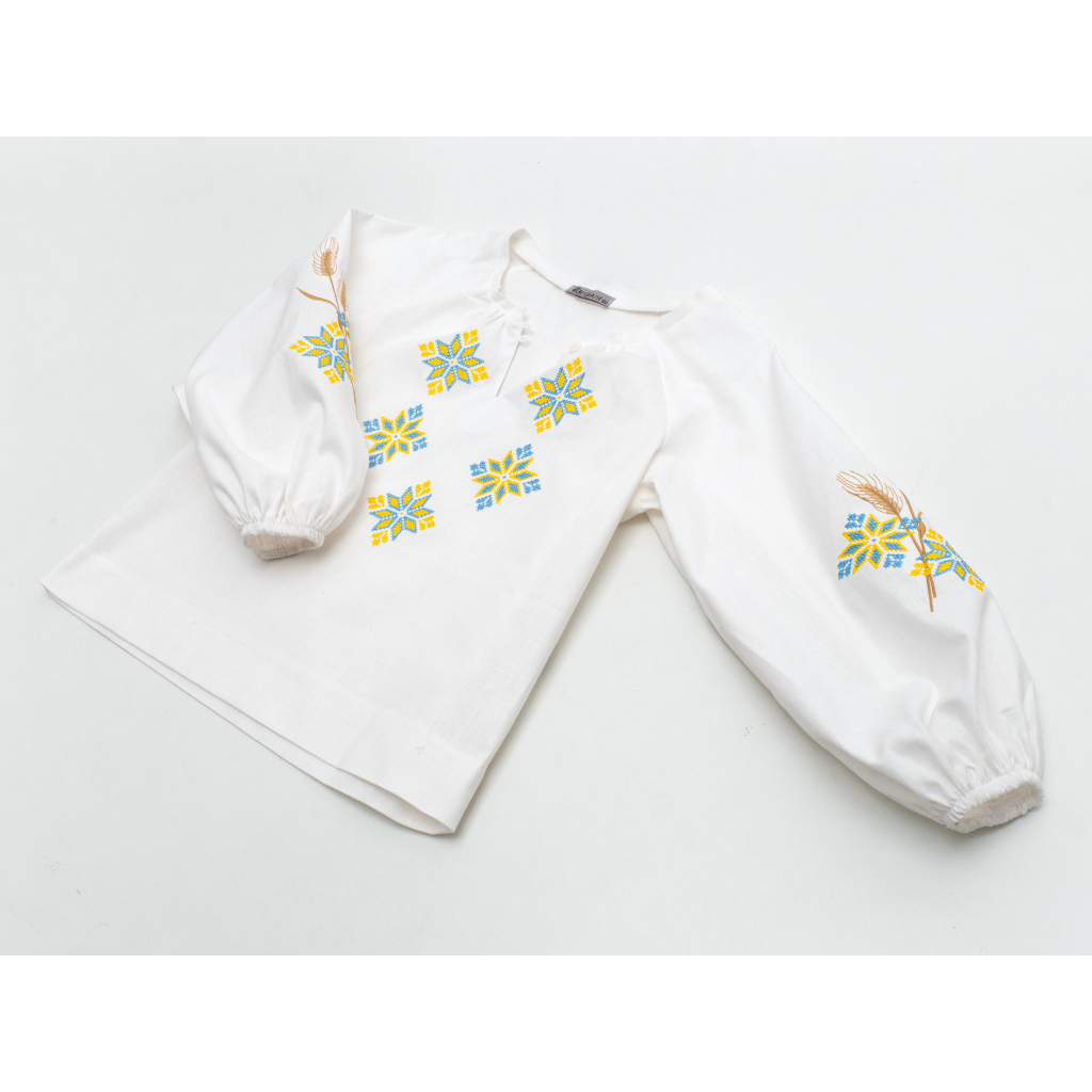 Сорочка дитяча Brilliant з вишивкою Flower (24110-134G-cream)