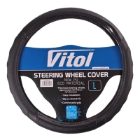 Чохол на руль VITOL L чорн (VLCU-1409009 L)