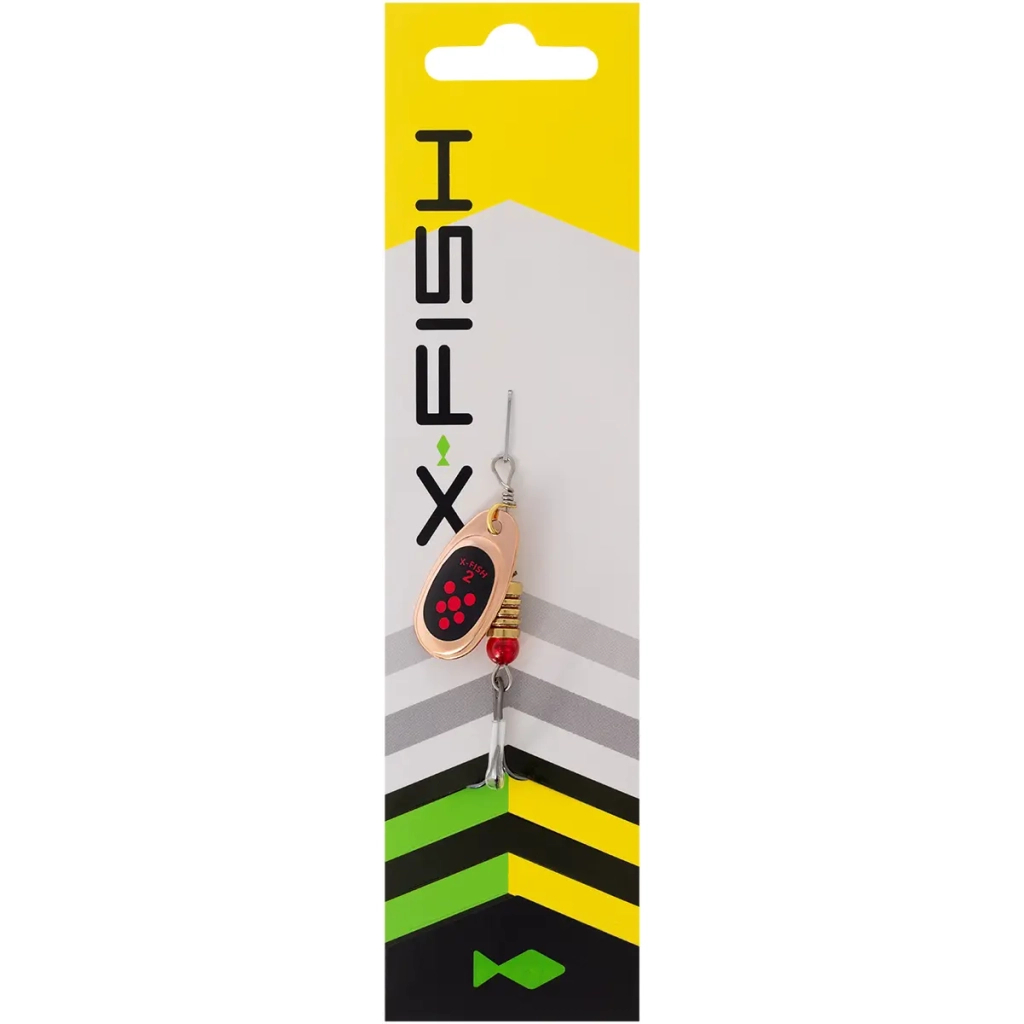 Блешня X-Fish Spike 4.5g 2 Copper black orange (1917.06.38) Блешня X-Fish Spike 4.5g 2 Copper black orange (1917.06.38)