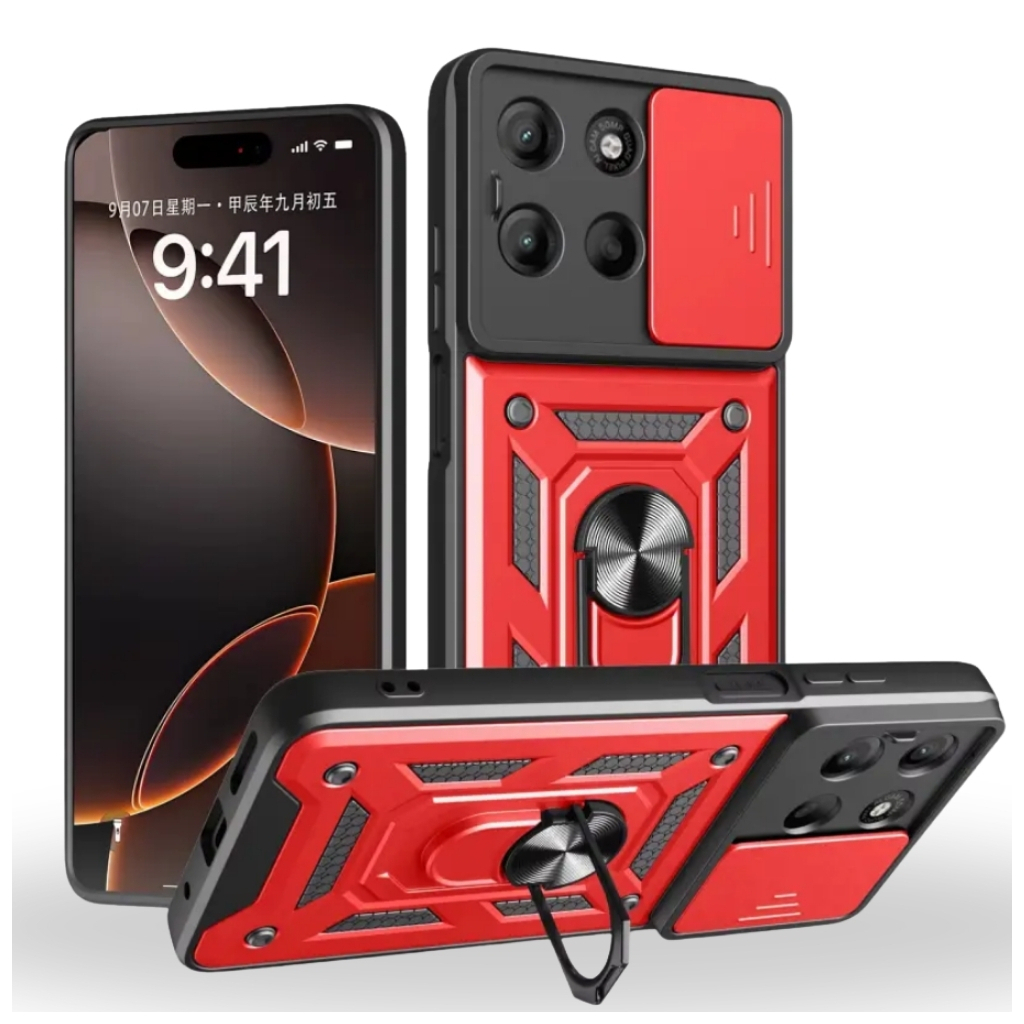 Чохол до мобільного телефона BeCover Military Motorola Moto G57 Power Red (715517)