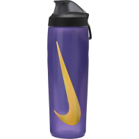 Пляшка для води Nike REFUEL BOTTLE LOCKING LID 24 OZ N.100.7668.501.24 фіолетовий, жовтий, чорний 709 мл (887791745231)