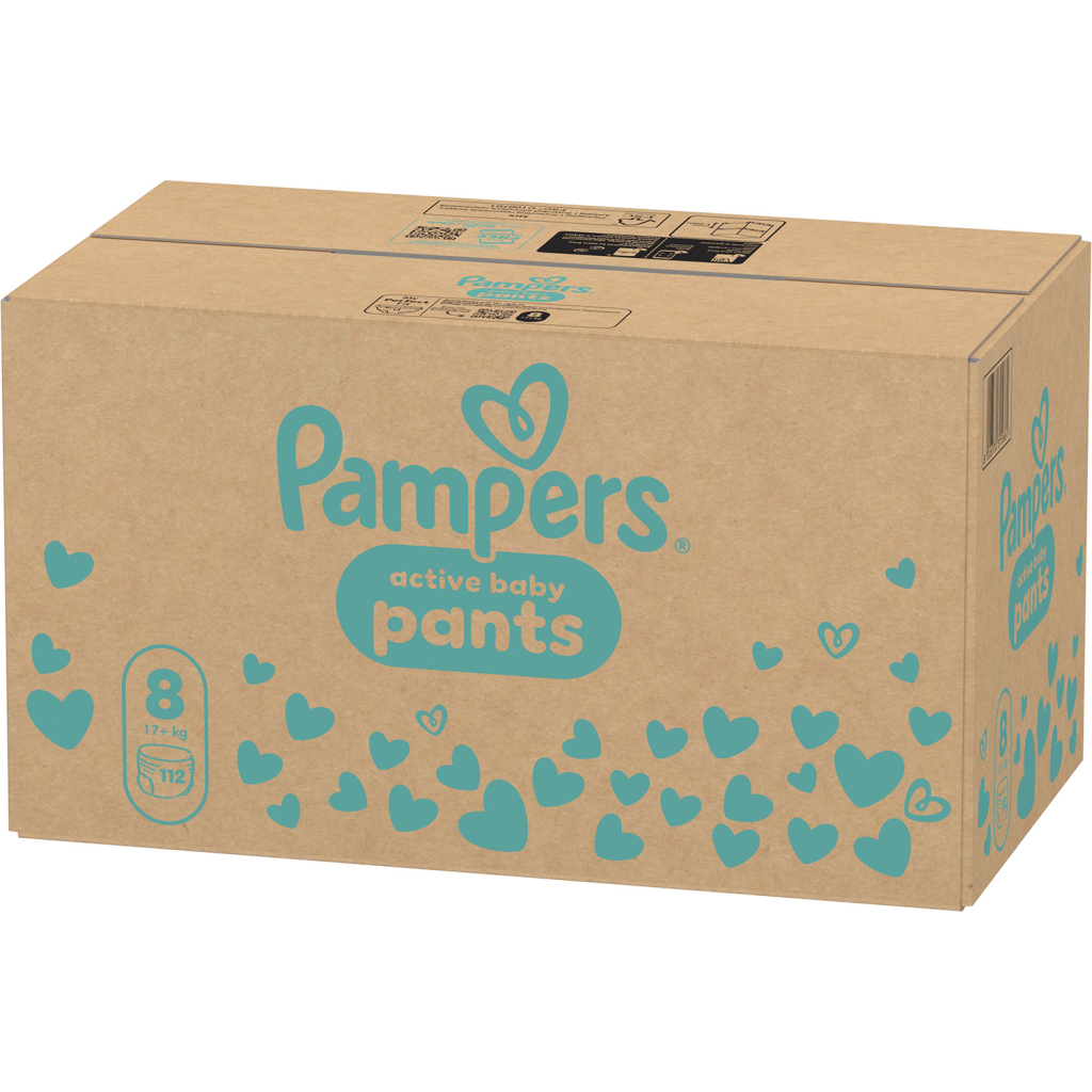 Підгузки Pampers Active Baby Pants Розмір 8 (17+ кг) 112 шт (8006530315661) Підгузки Pampers Active Baby Pants Розмір 8 (17+ кг) 112 шт (8006530315661)