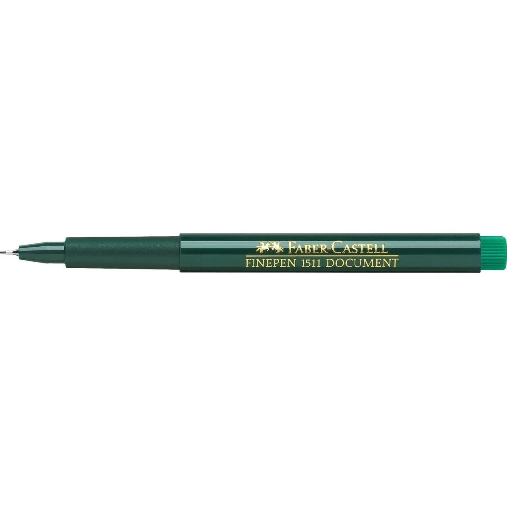 Лайнер Faber-Castell капілярна ручка FINEPEN 1511 Document зелена 0,4 мм (1856) Лайнер Faber-Castell капілярна ручка FINEPEN 1511 Document зелена 0,4 мм (1856)
