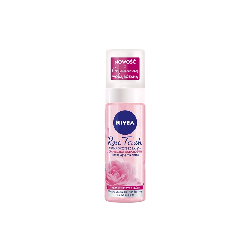 Пінка для вмивання Nivea Rose Touch З вітаміном E 150 мл (5900017103815)