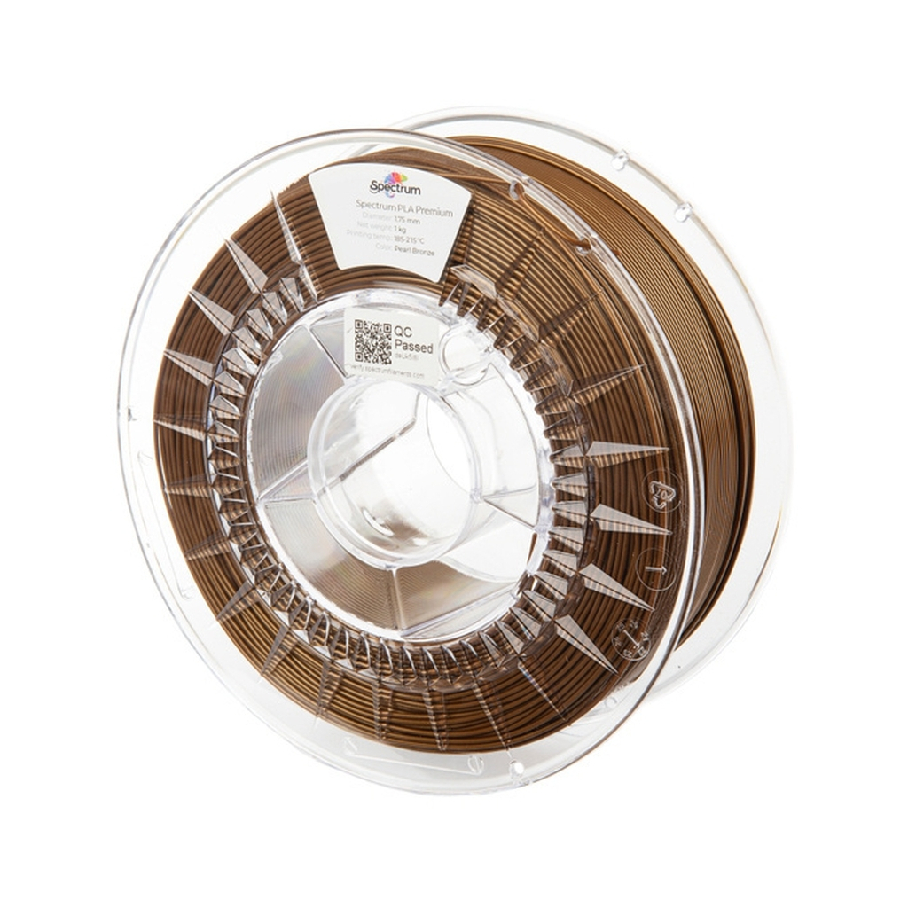 Пластик для 3D-принтера Spectrum PLA Premium 1.75mm 1kg, Bronze, Pearl (80041)