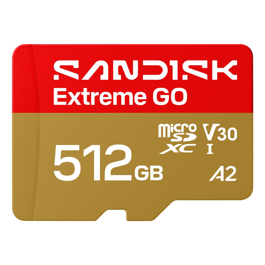 Карта пам'яті SanDisk 512GB microSDXC class 10 UHS-I Extreme GO (SDSQXGN-512G-GN6MN)