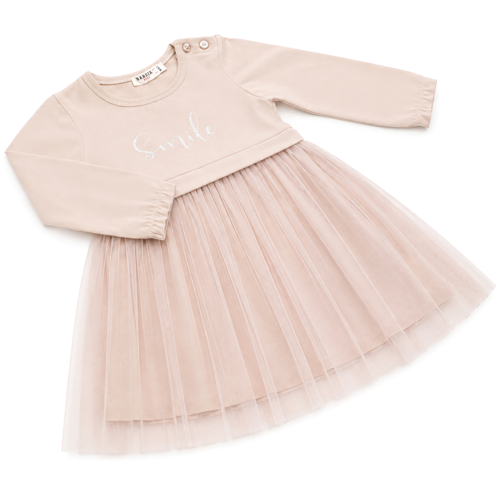 Плаття дитяче Breeze з фатиновою спідницею (21505-92G-beige) Плаття дитяче Breeze з фатиновою спідницею (21505-92G-beige)
