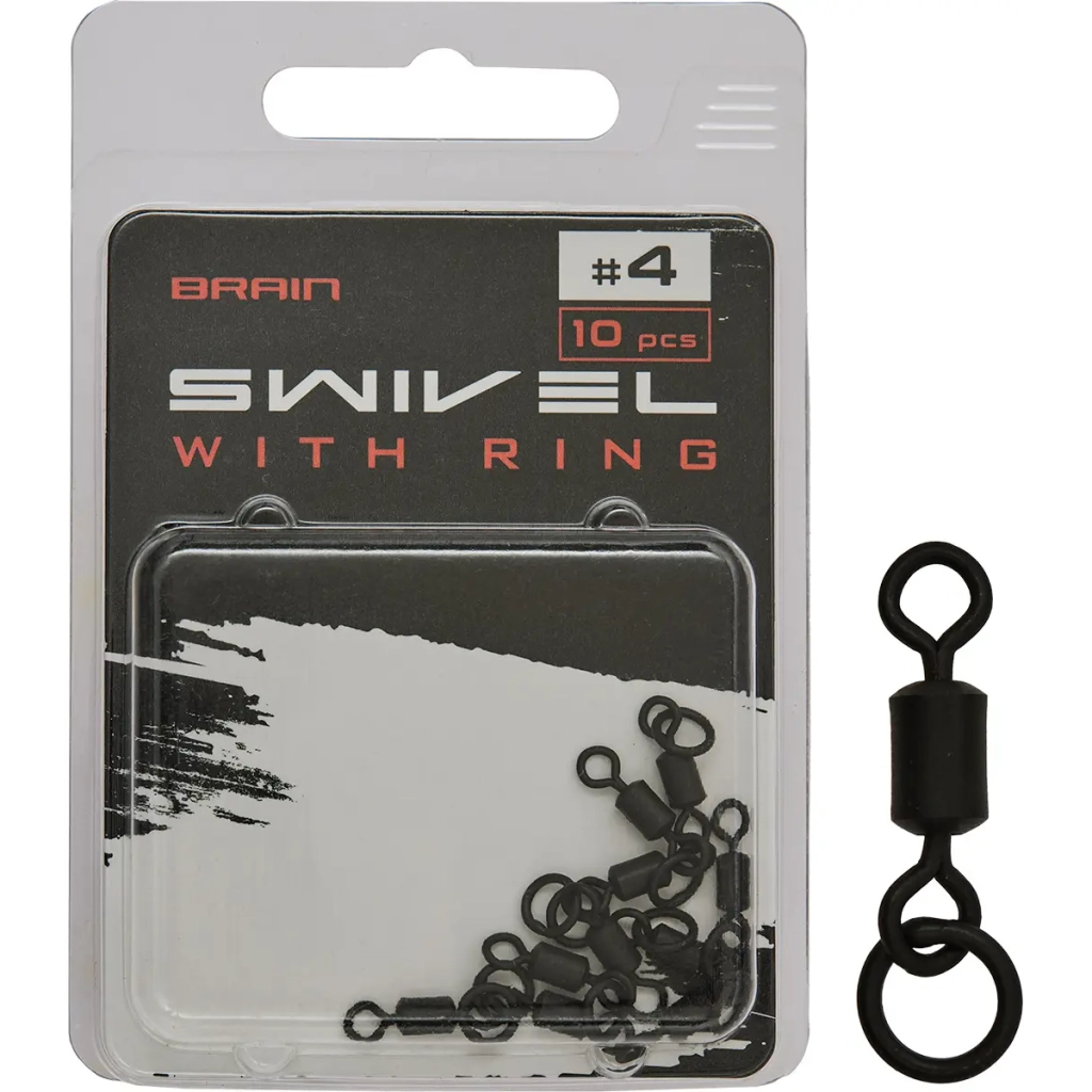 Вертлюг Brain Swivel With Ring No.4 (10 шт/уп) SGCA-8013-4 (1858.24.78)
