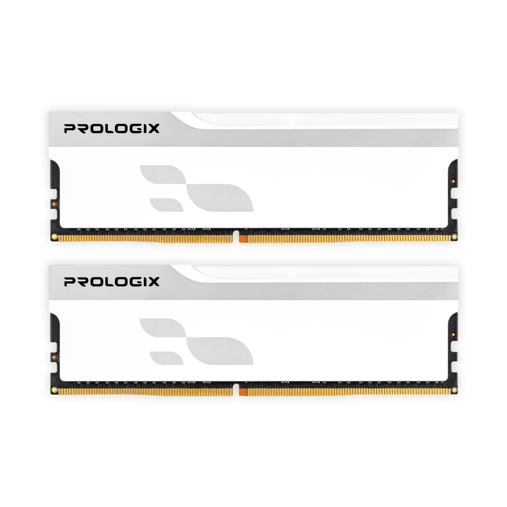 Модуль пам'яті для комп'ютера DDR4 32GB (2x16GB) 3600 MHz Onyx White Prologix (PRO32GB3600YW4K)
