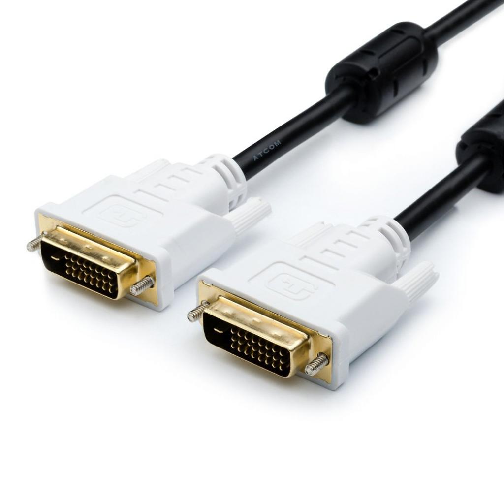 Кабель мультимедійний DVI to DVI 24+1pin, 1.8m Atcom (8057)