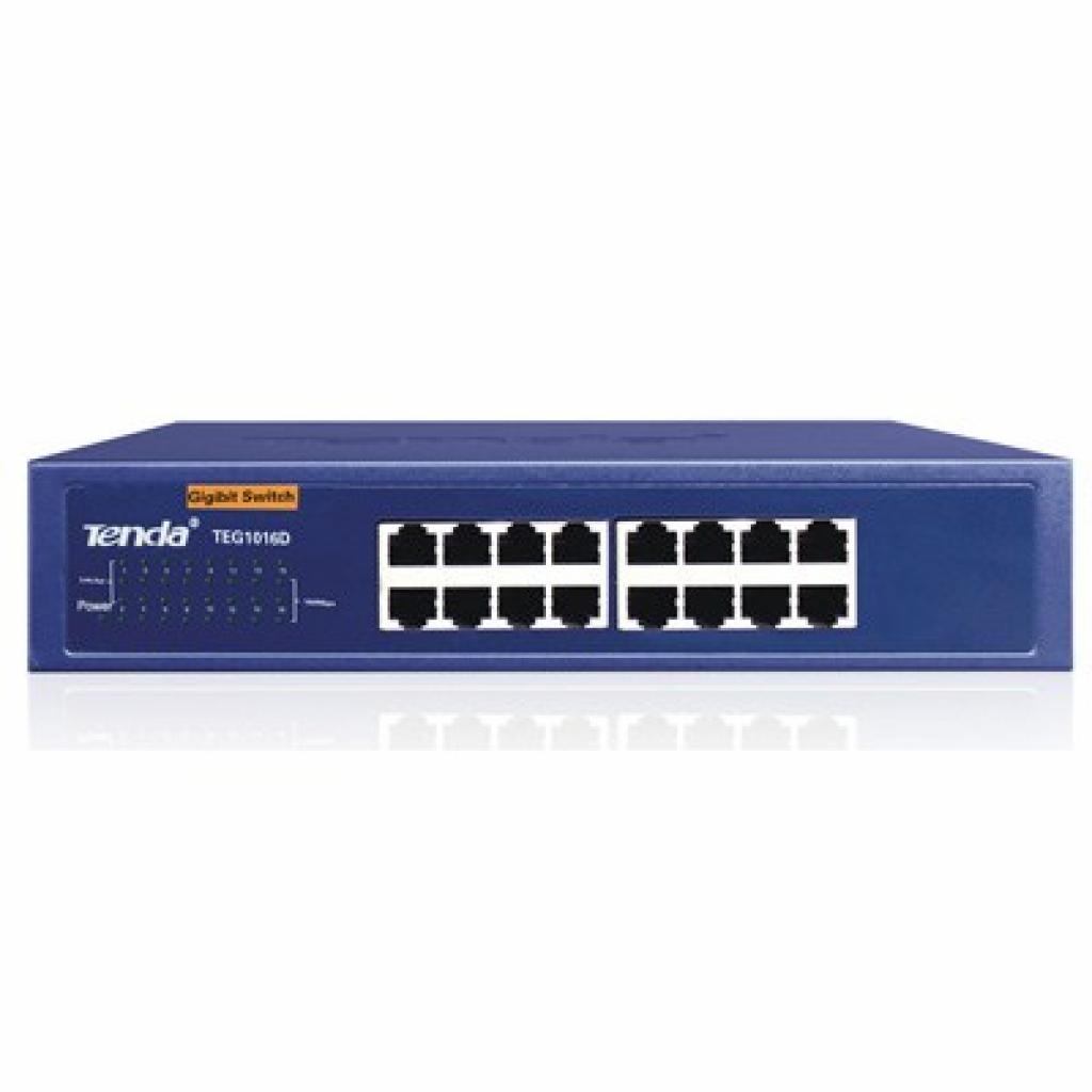 Комутатор мережевий Tenda TEG1016D Комутатор мережевий Tenda TEG1016D