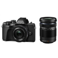 Цифровий фотоапарат Olympus E-M10 mark III Pancake Double Zoom 14-42+40-150Kit B/B/B (V207074BE000)