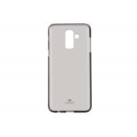 Чохол до мобільного телефона Goospery Transparent Jelly Samsung Galaxy J8 J810 Black (8809621284538)
