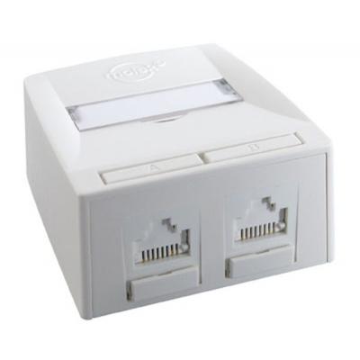 Network socket RJ45x2 UTP cat.6 568A/B UTP Synergy DG+ Molex (SSY-00007-02)