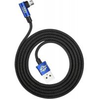 Дата кабель USB 2.0 AM to Micro 5P 2.0m MVP Elbow Blue Baseus (CAMMVP-B03)