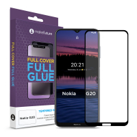Скло захисне MakeFuture Nokia G20 Full Cover Full Glue (MGF-NG20)