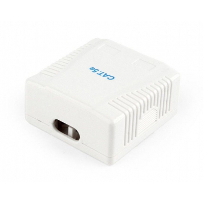 Network socket Cablexpert RJ45x2 UTP, cat.5e (NCAC-2U5E-01)