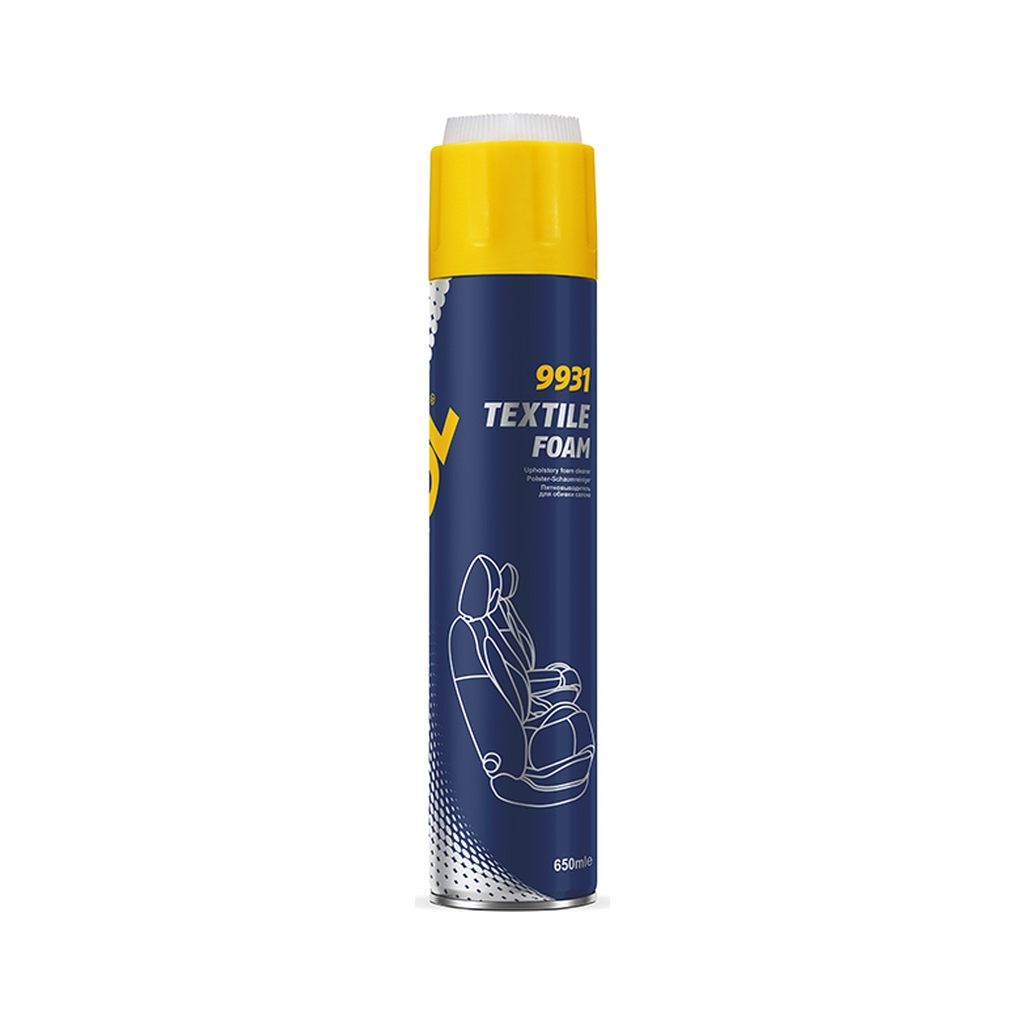 Автомобільний очисник Mannol Textile Foam (Polster Schaum) 650 мл (9931)