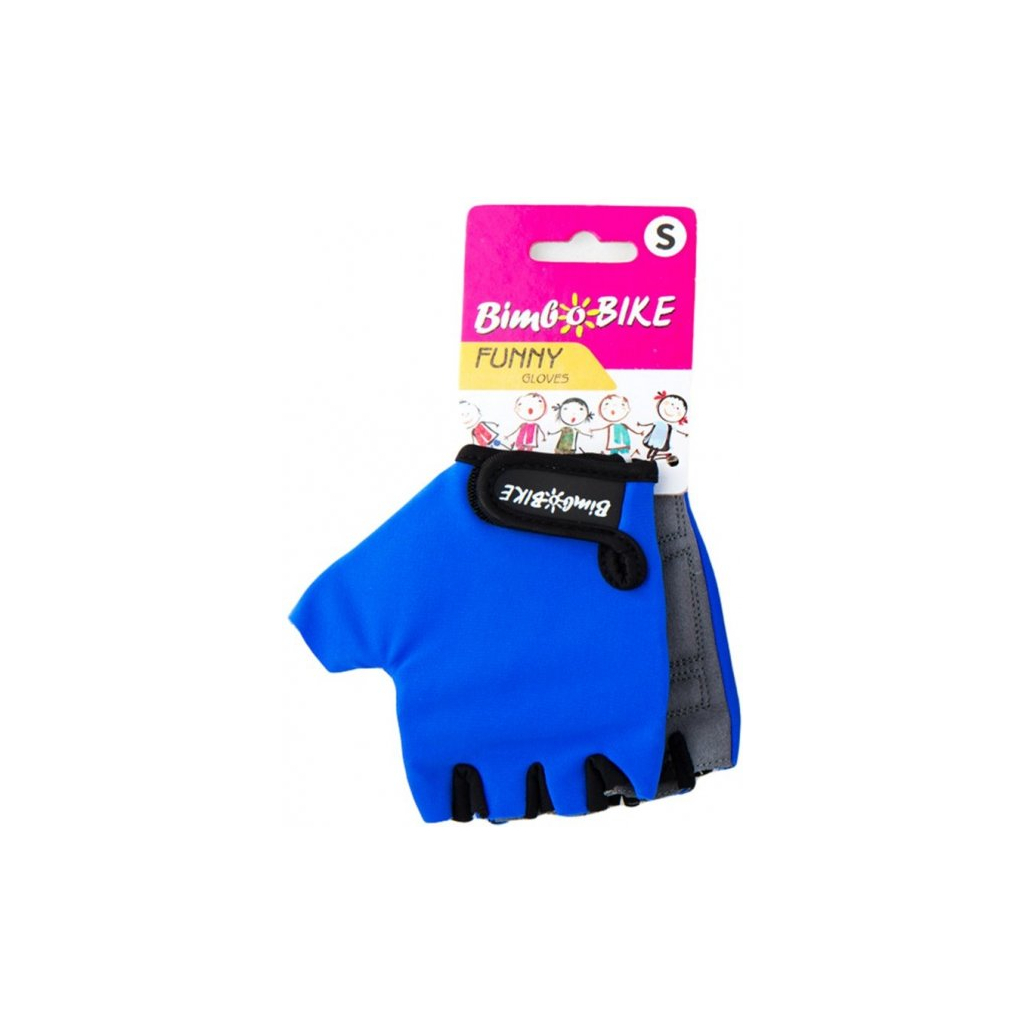 Велорукавиці Bimbo Bike FUNNY S Blue (90943B-IS)