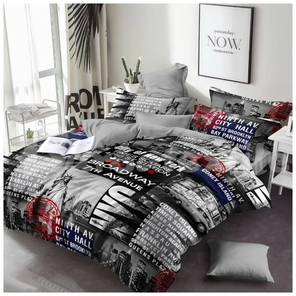 Постільна білизна MirSon Бязь Premium 17-0034 Celeste 160x220 (2200001476684)