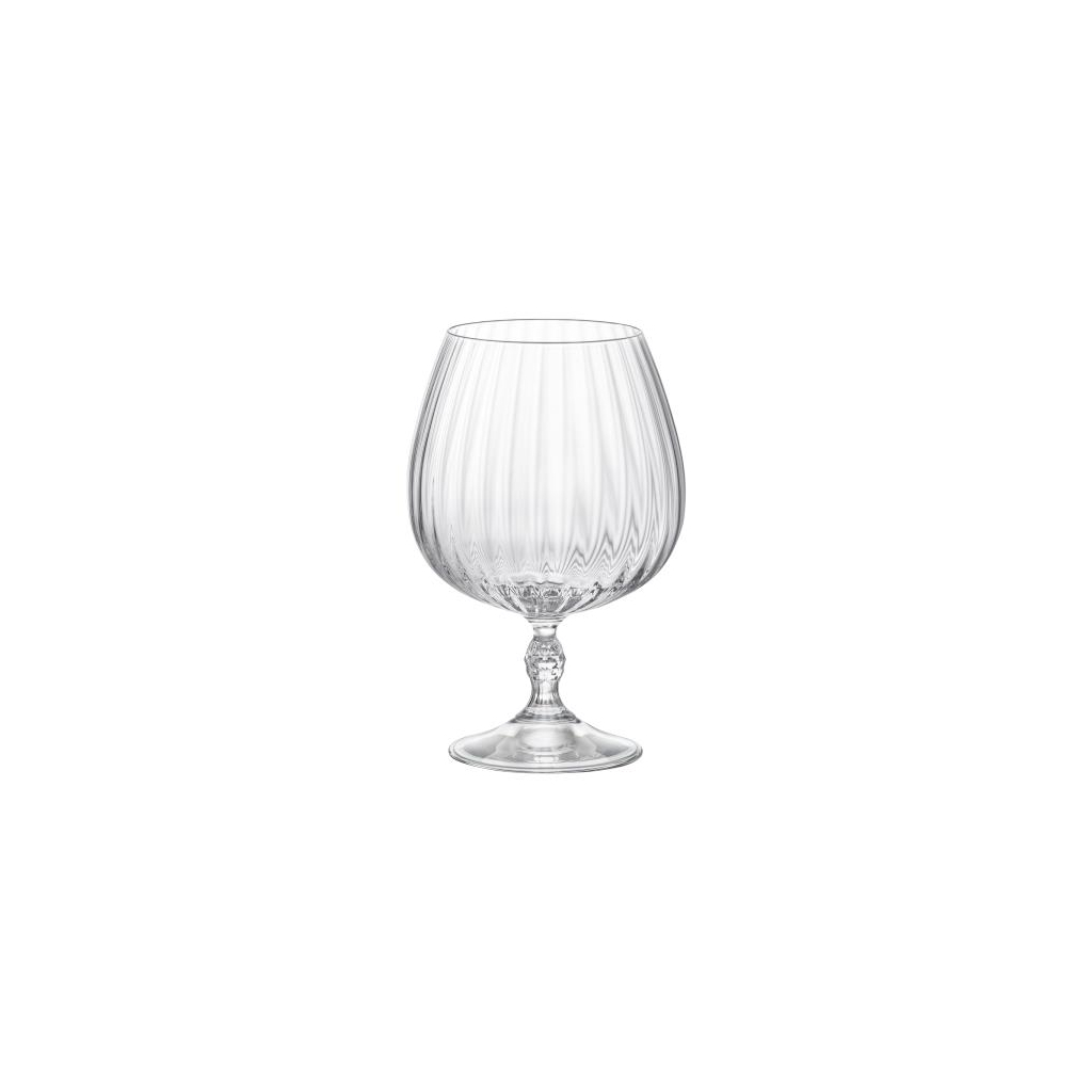 Набір келихів Bormioli Rocco America'20s Cognac 650мл h-165мм 6шт (122147BB9021990)