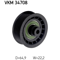 Ролик натягувача ременя SKF VKM 34708