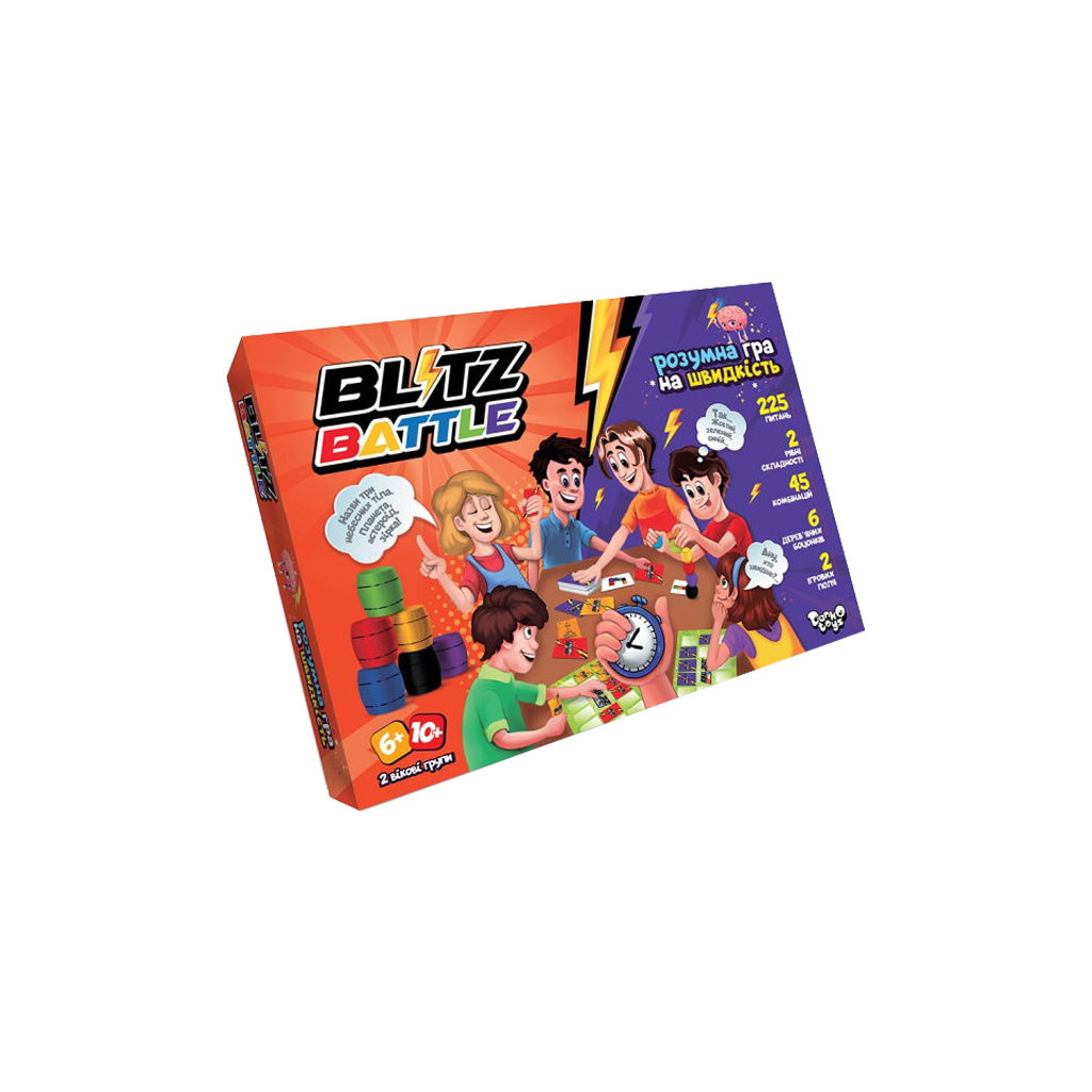 Настільна гра Danko Toys Blitz Battle, українська (G-BIB-01-01U) Настільна гра Danko Toys Blitz Battle, українська (G-BIB-01-01U)