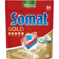 Таблетки для посудомийних машин Somat Gold 34 шт. (9000101577105/9000101808209)