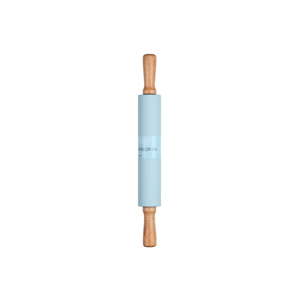 Качалка Ardesto Tasty baking 43,5 см Silicon/Wood Tiffany Blue (AR2323T)