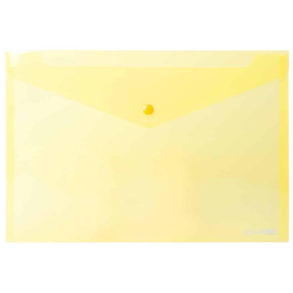 Папка - конверт Economix А4 180 мкм фактура "глянець", жовта (E31301-05)