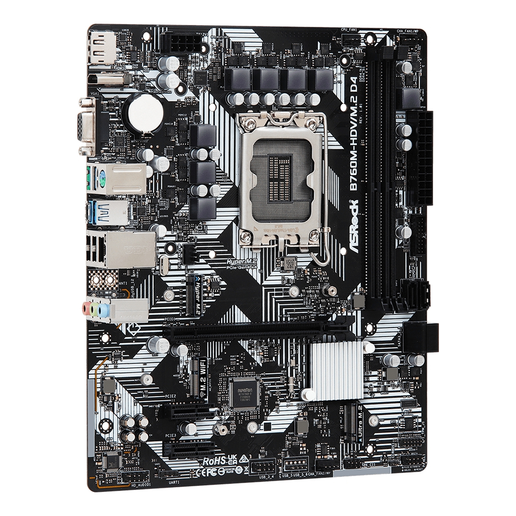 Материнська плата ASRock B760M-HDV/M.2 D4 Материнська плата ASRock B760M-HDV/M.2 D4