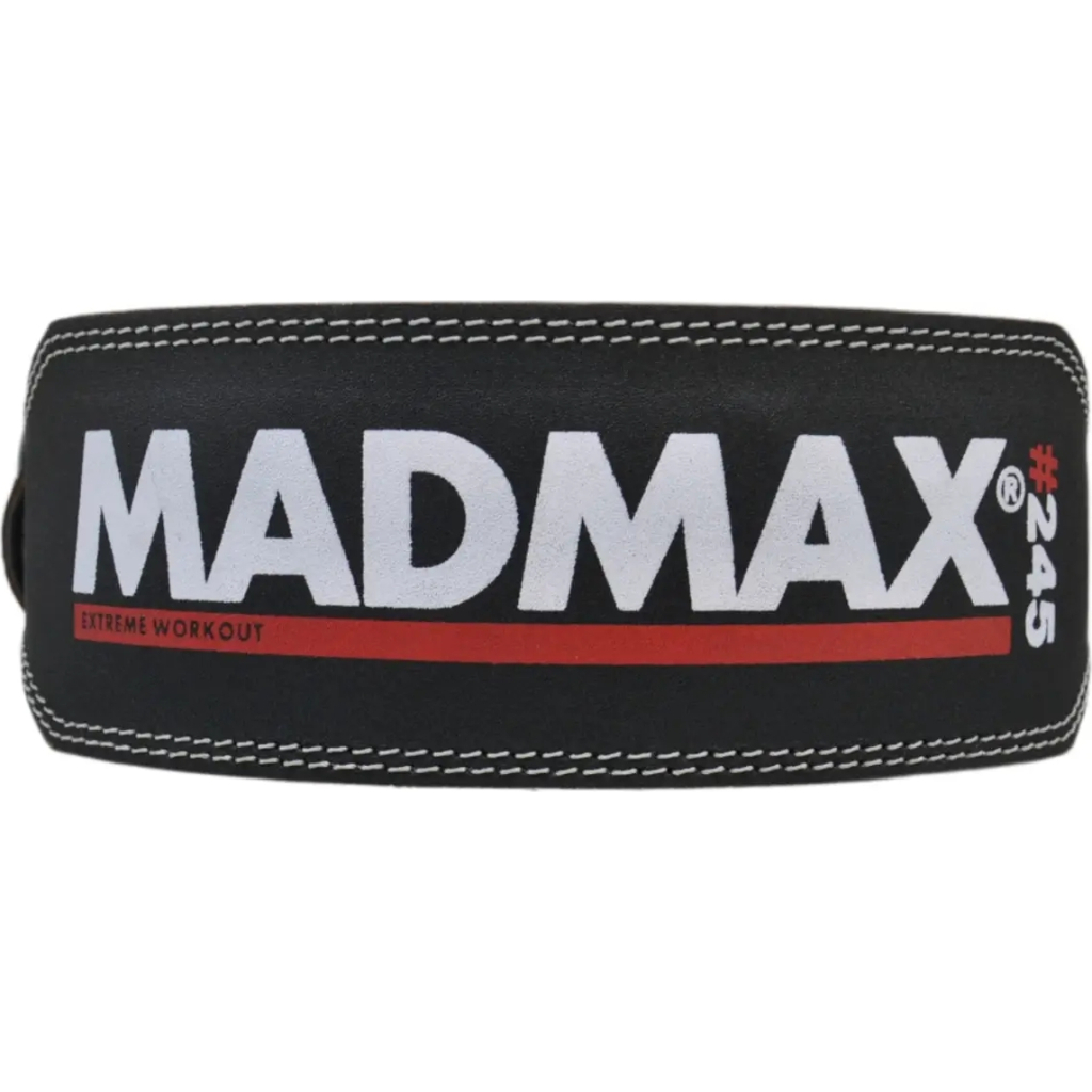 Атлетичний пояс MadMax MFB-245 Full leather шкіряний Black L (MFB-245_L)