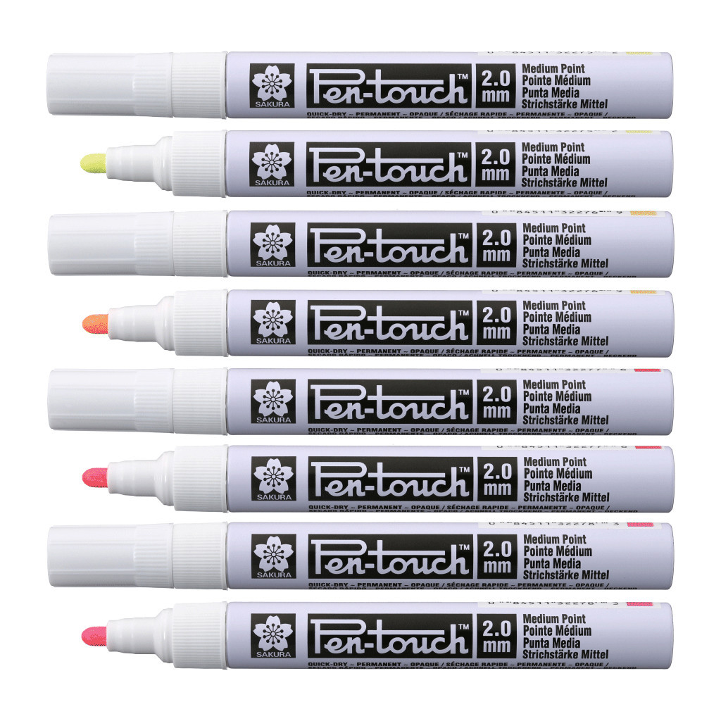 Маркер Sakura Pen-Touch Жовтий, флуоресцентний, середній (MEDIUM) 2.0мм (084511322752) Маркер Sakura Pen-Touch Жовтий, флуоресцентний, середній (MEDIUM) 2.0мм (084511322752)