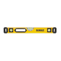 Level DeWALT BOX BEAM LEVELS, aluminum, 3 capsules, 600 mm (DWHT0-43224)