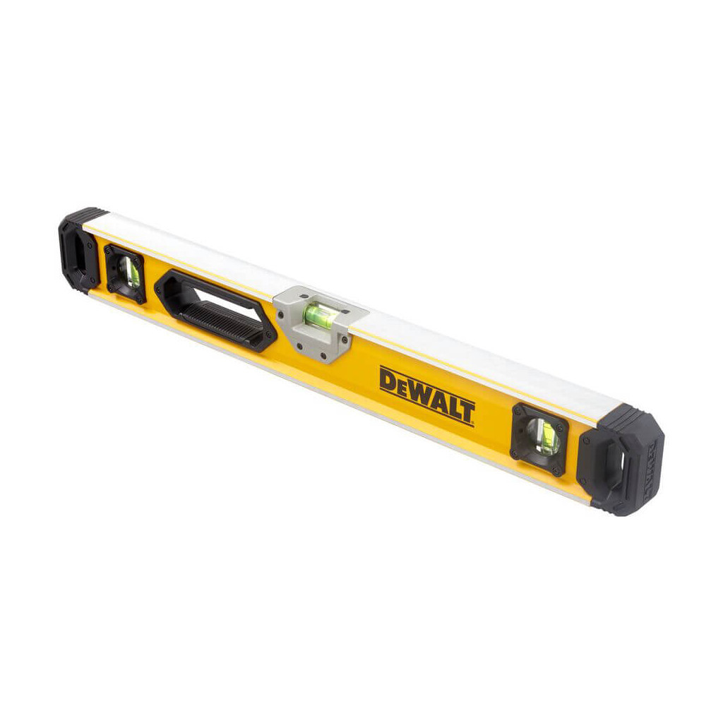Рівень DeWALT BOX BEAM LEVELS, алюмінієвий, 3 капсули, 600 мм (DWHT0-43224)