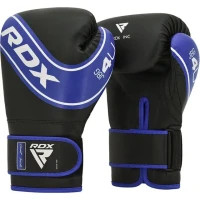 Боксерські рукавички RDX 4B Robo Kids Blue/Black 6 унцій (JBG-4U-6oz)