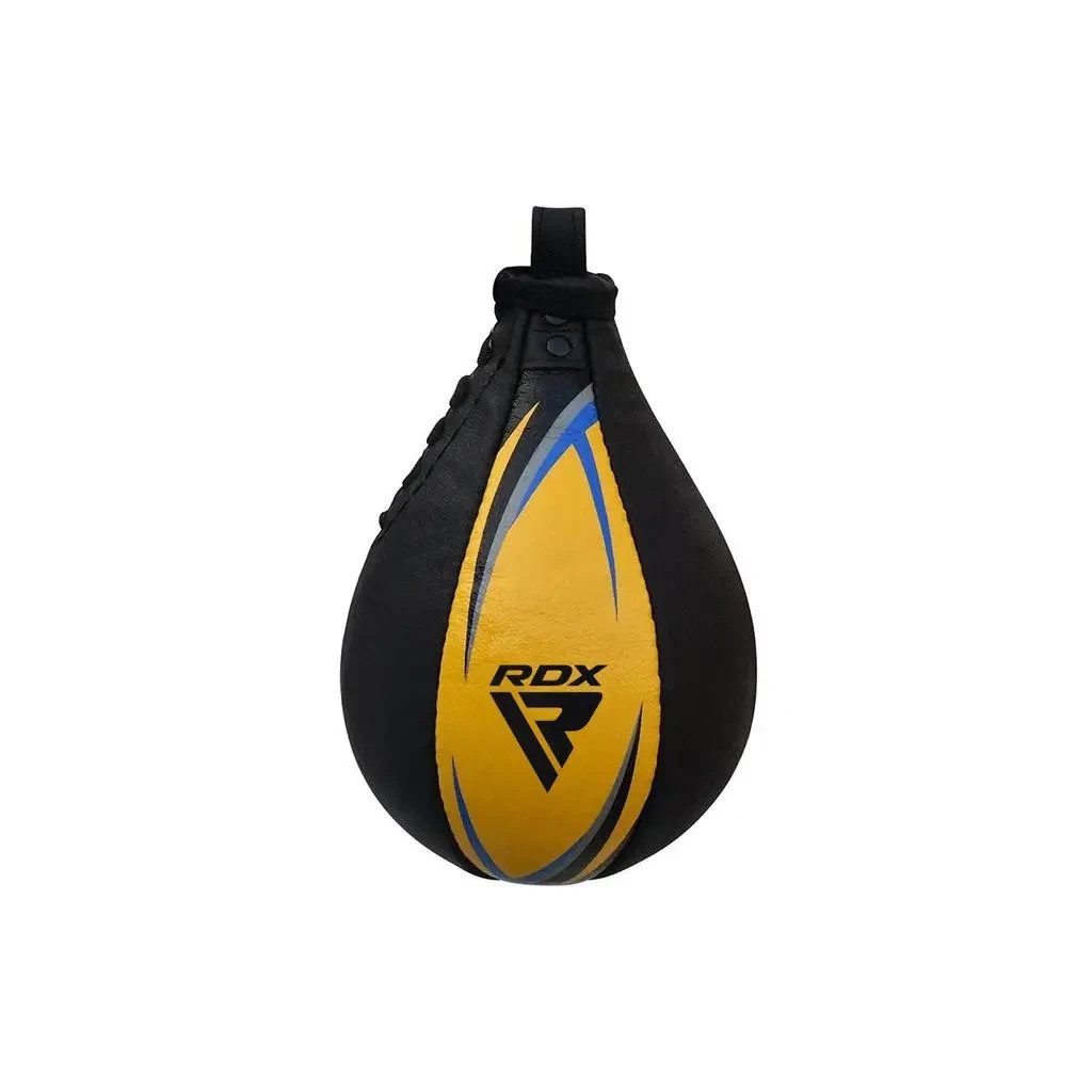 Груша боксерська RDX 2Y Boxing Speed Ball Leather Multi Yellow/Blue (2SBL-S2YU)