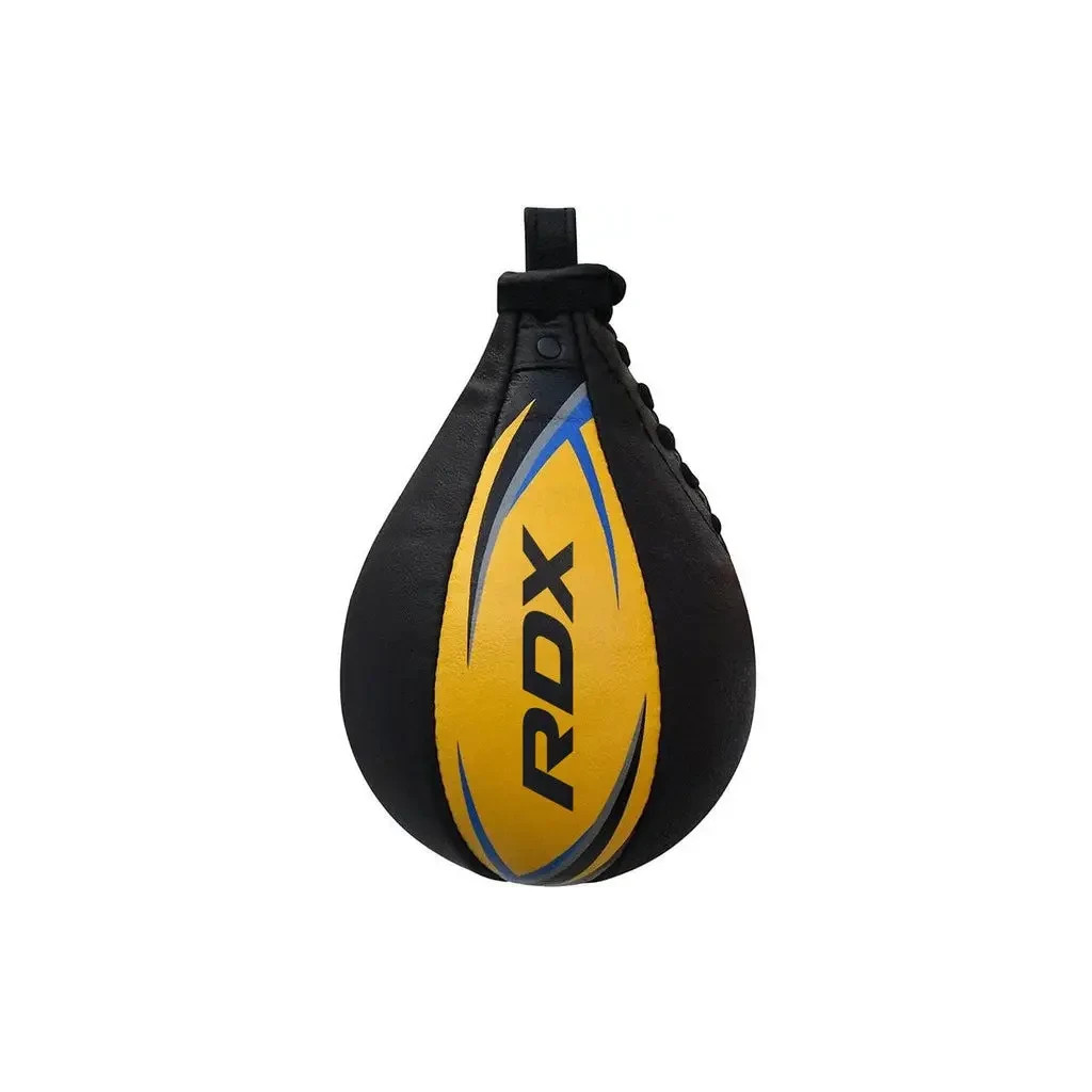 Груша боксерська RDX 2Y Boxing Speed Ball Leather Multi Yellow/Blue (2SBL-S2YU)