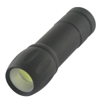 Ліхтар Quantum Smile black 3W COB 3xAAA 1шт/уп (QM-FL1046)