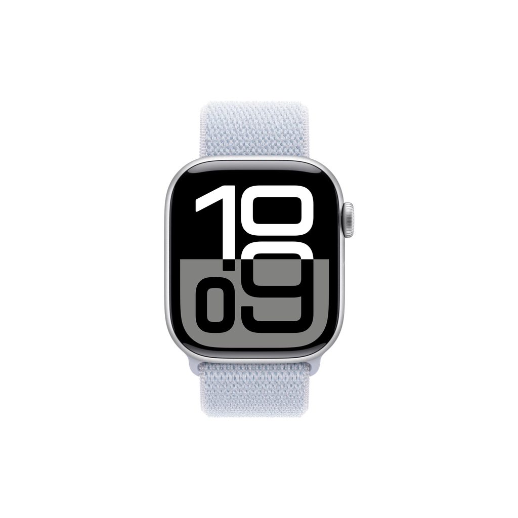 Смарт-годинник Apple Watch Series 10 GPS 42mm Silver Aluminium Case with Blue Cloud Sport Loop (MWWD3QH/A)