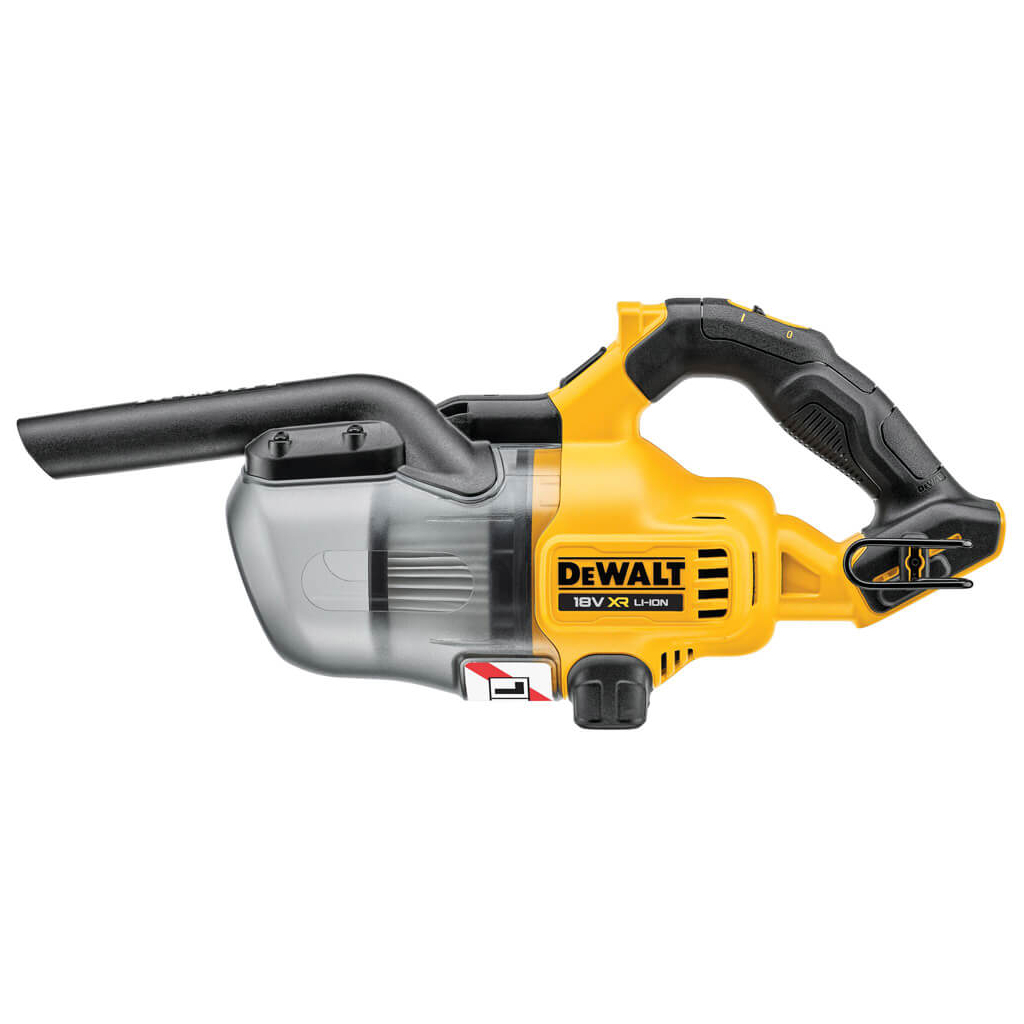 Пилосос будівельний DeWALT 18 B XR Li-lon, діаметр шланга 31,8 мм, 21,7 л/с, 1.5 кг (без АКБ та ЗУ) (DCV501LN)