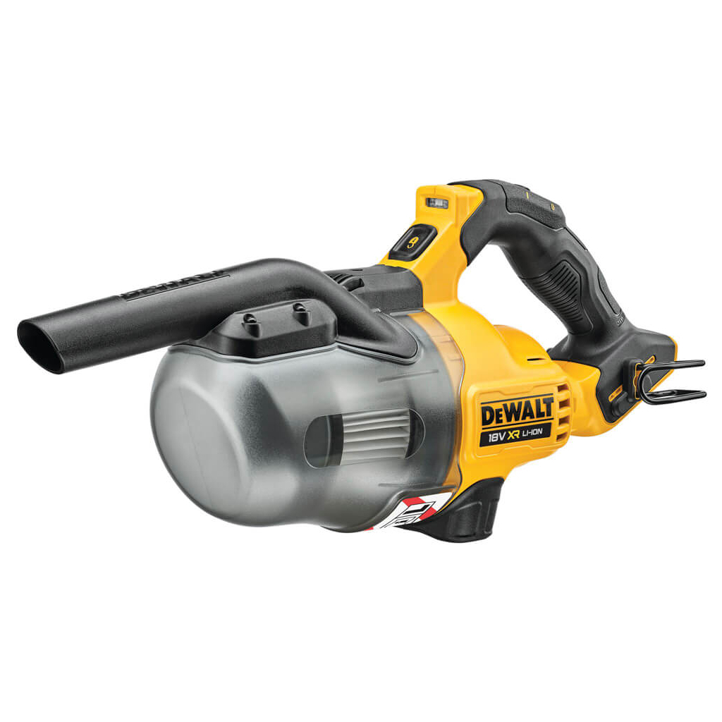 Пилосос будівельний DeWALT 18 B XR Li-lon, діаметр шланга 31,8 мм, 21,7 л/с, 1.5 кг (без АКБ та ЗУ) (DCV501LN)