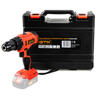 Шуруповерт GTM DSI18/60BL з ударом, 18В, 60Нм (без АКБ та ЗП) (DSI18/60BL_BARE TOOL)