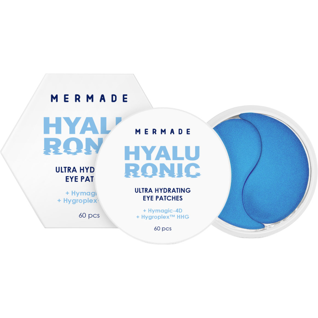 Патчі під очі Mermade 4D Hyaluronic Acid & Anti-thirst Technology Зволожувальні гідрогелеві 60 шт. (4823122901248)