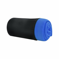 Warm Bergamo fleece blanket in a cover 150 x 180 cm Blue (202311pl-03)